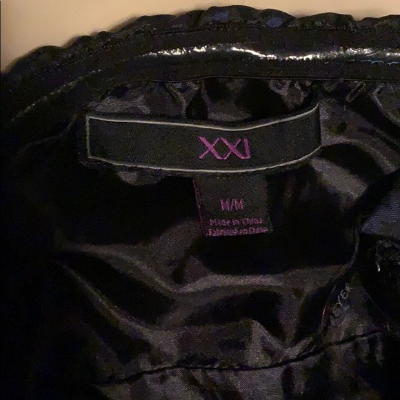 Strapless blue cheetah print dress - Picture 3 of 4